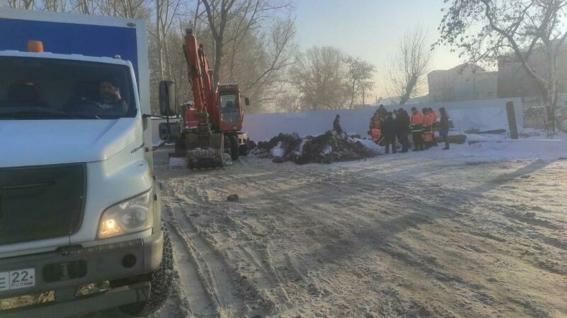 Нарушение водоснабжения в городе Барнауле