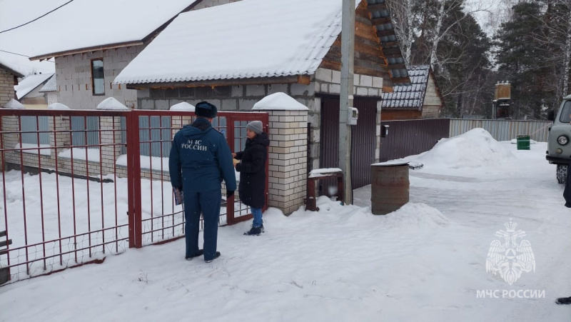 В Алтайском крае ведется активная работа по профилактике пожаров в частном секторе