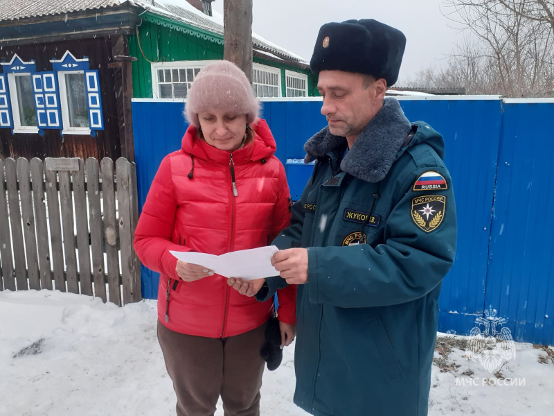 В Алтайском крае ведется активная работа по профилактике пожаров в частном секторе