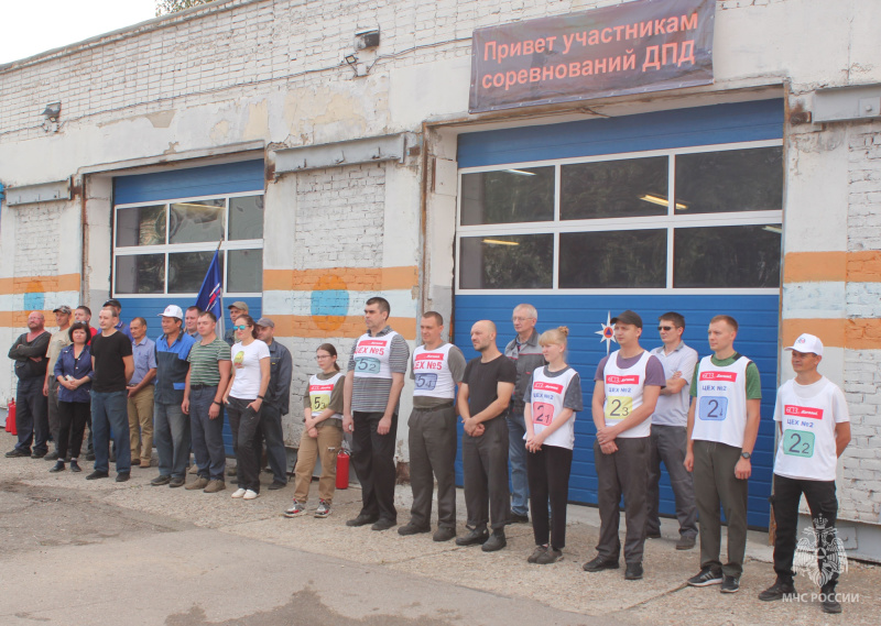 Соревнования среди команд добровольной пожарной дружины (09.08.2024)