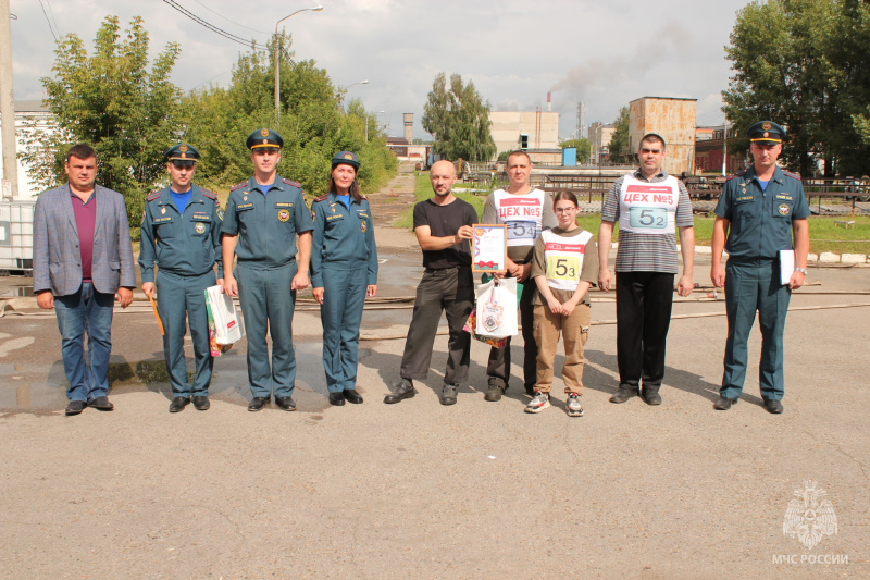 Соревнования среди команд добровольной пожарной дружины (09.08.2024)