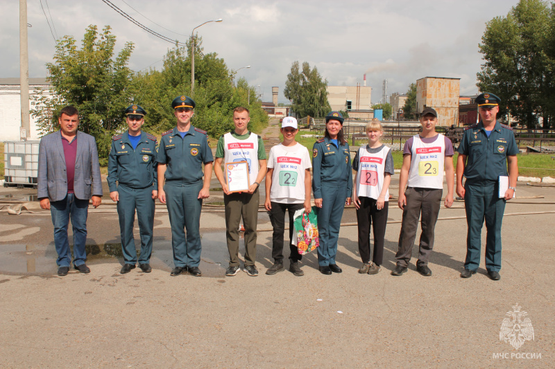 Соревнования среди команд добровольной пожарной дружины (09.08.2024)